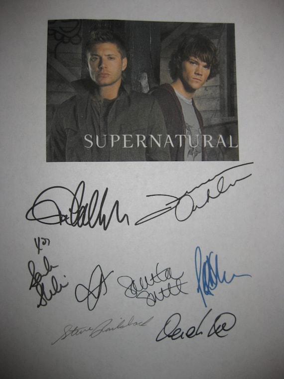 スーパーナチュラル  Ackles サイン入り Limited Edition 