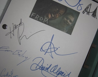 De guión piloto de televisión firmado Autógrafos X9 Harold Perrineau Jack Bender Catalina Sandino Moreno Eion Bailey David Alpay reimpresión RP