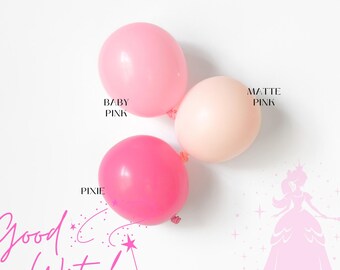 DIY Balloon Garland Kit | Pink, Pixie Balloon Arch Birthday Party Decor, Baby Shower, Bridal, Bachelorette, Wedding | Good Witch Bad Witch