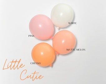 DIY Balloon Garland Kit | Pink, Cheeky, Melon Balloon Arch Birthday Party Decor, Baby Shower, Bridal, Bachelorette, Wedding | Little Cutie