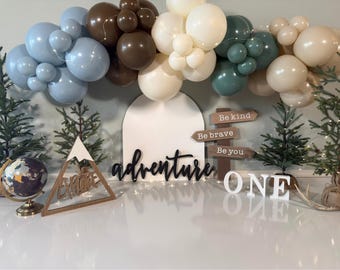DIY Balloon Garland Kit |  Camp Balloon Arch Birthday Party Decor, Baby Shower, Bridal, Bachelorette, Wedding | Happy Camper