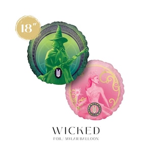 18&quot; Wicked - Foil/ Mylar Balloon - Party Supplies Decorations