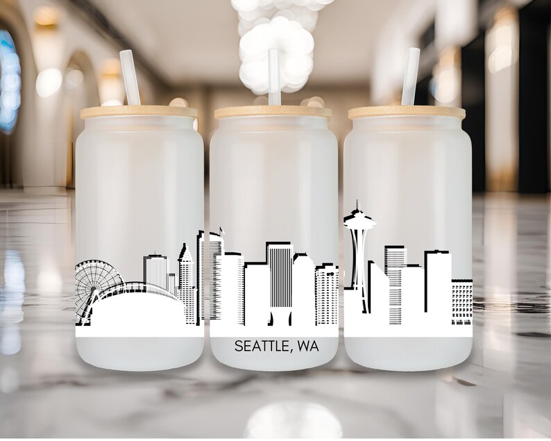 Boxy L.A. Skyline Iced Out Tee-435