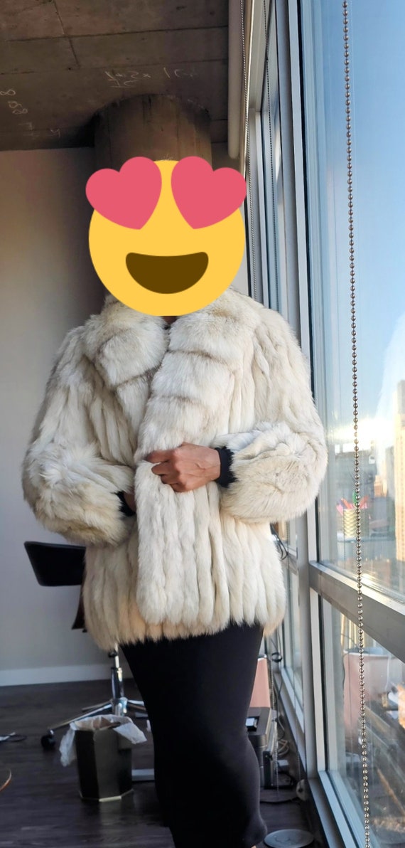 Vintage Real Fox Fur Jacket