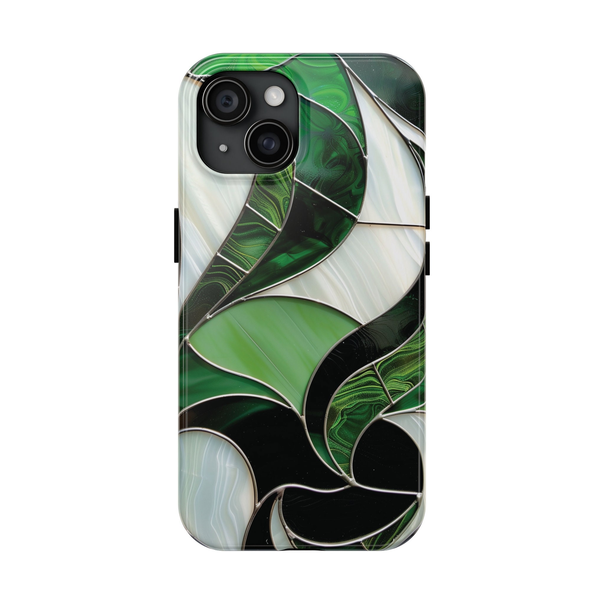 Society6 iPhone5用 Closeup of a Glass Mosaic ケース Society6 iPhone5用 Closeup of a Glass Mosaic ケース Green