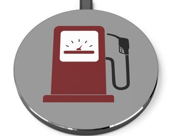 Trådlös laddare för vintagebensinpump: Retro bilentusiastinredning