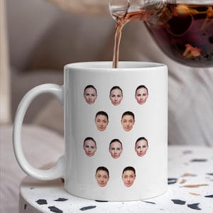 Custom Photo Mug, Funny Face All Over Mug, Photo Printed Coffee Mug, 11oz or 15oz Mug, Gift for Friend, Tea Cup, Funny Housewarming Gift
