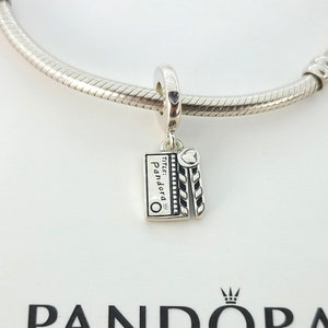 Dije colgante de claqueta de película para pulsera Pandora imagen 1