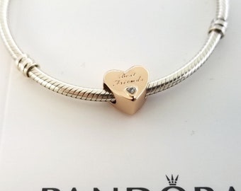 Freundschaft Herz Charm für Pandora Armband