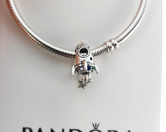 Space Love Rocket Charm voor Pandora-armband