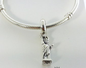 Sterling Silber Freiheitsstatue Charm für Pandora Armband