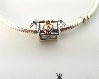 Rose Schatzkästchen Charm für Pandora Armband