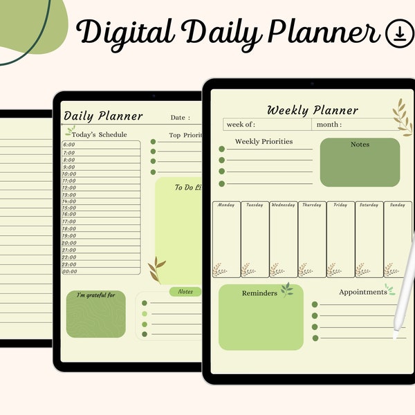 dailyplanner,weeklyplanner,dailyplanner  for ipad,dailyplanner  aesthetic,dailyplanner digital download, dailyplanner digital downloading