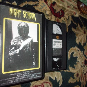 Night School Horror VHS Custom