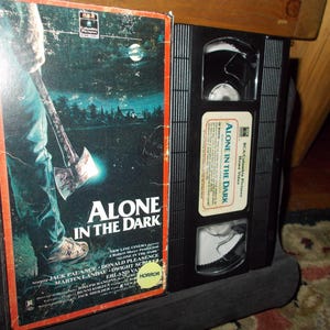 Alone in the Dark Horror VHS Custom