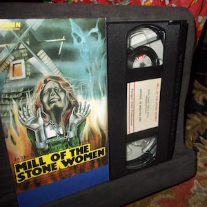 Mill of the Stone Women Horror VHS Custom
