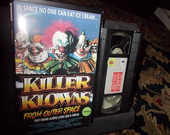 Killer Klowns from Outer Space Horror VHS