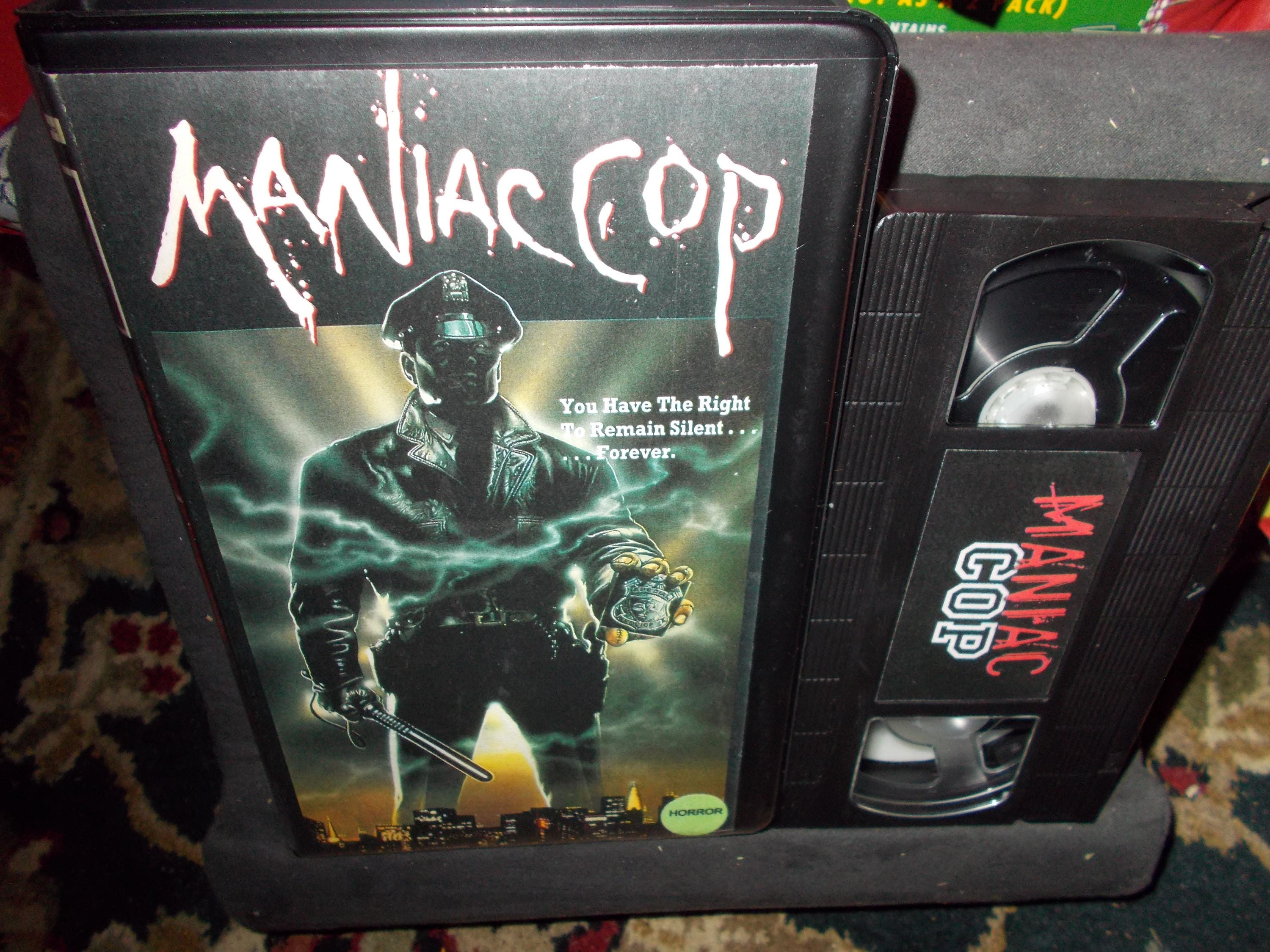 Maniac Cop Horror VHS Custom - Etsy UK