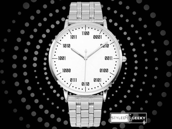 Binary wrist watch for professionals clearance