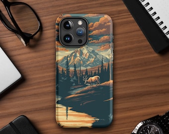 Denali National Park Phone Case for iPhone, Ultra Durable, Fantastic Gift for Nature Lover, Hiker, Backpacker