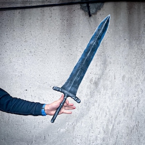 Unpainted Dark Moon Greatsword Elden Ring DIY Replica Prop 80cm