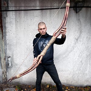 Unpainted Horn Bow Elden Ring DIY Replica Model Prop 1:1 Life Size