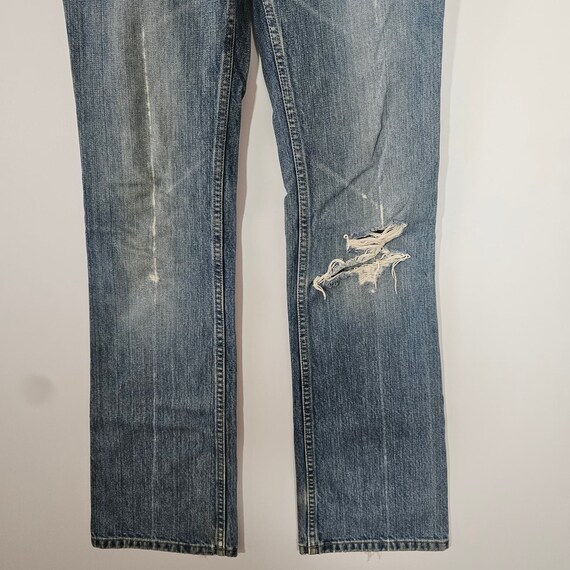 Vintage Y2K 90s Marc Jacobs Distressed Denim Jean… - image 4