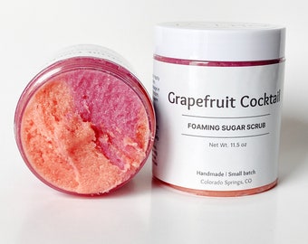 Foaming Sugar Scrub Grapefruit Cocktail