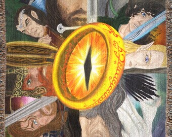 Una manta para gobernarlos a todos - Arte de la Comunidad - Alfombra de tapiz con arte tejido - Arte tejido omnidireccional de JetFalco