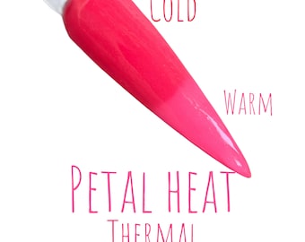 Petal Heat thermal dip powder for nails, nail dip powder, nail powder gift, nail gift, dip nails, nail gift, nail art, glitter dip nail