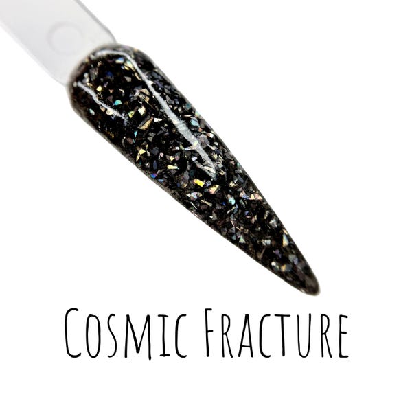Cosmic Fracture dip powder for nails, nail dip powder, nail powder gift, nail manicure gift, dip nails, nail art, Halloween nails, fall nail