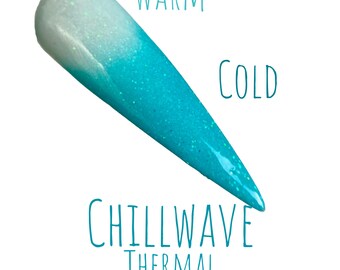 Chillwave thermal dip powder for nails, nail dip powder, nail powder gift, nail gift, dip nails, nail gift, nail art, glitter dip nail