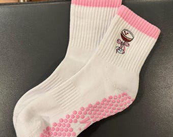 Espresso Martini Grip Socks: Pilates Socks for Women