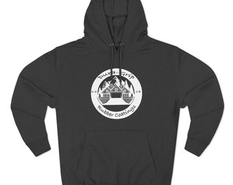 Three-Panel Fleece Hoodie