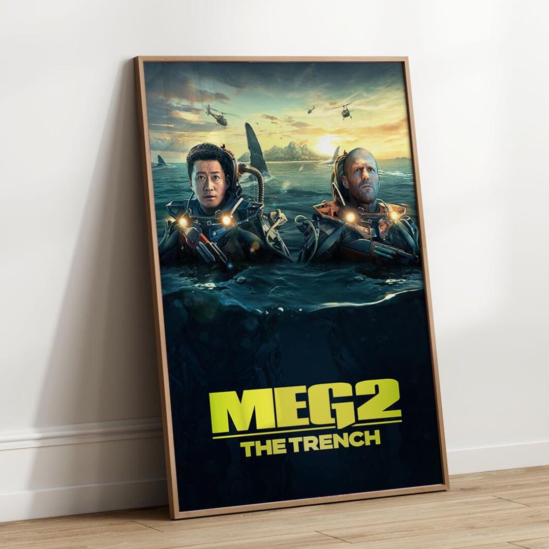 Meg 2 the Trench Movie Posters Wall Art Poster Home Decor Gift for ...