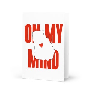 Georgia on my mind Grußkarte | Karten für jeden Anlass | Grusskarten