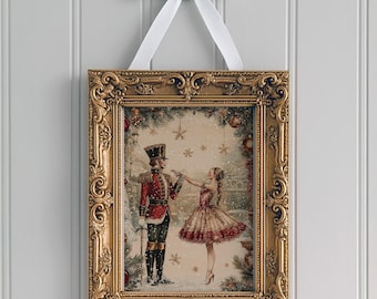 Vintage Nutcracker Ballet Print, Christmas Wall Art (Digital Download)