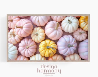 Pastel Pumpkins Halloween Frame TV Art – Autumn Download
