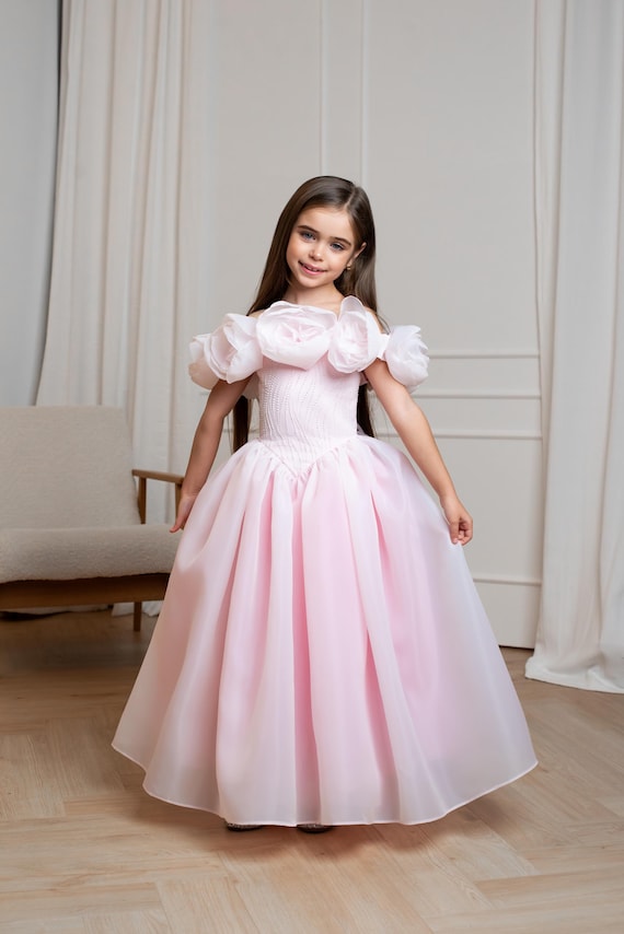 luxury dresses for girls formal parties Handmade Floral Girls Dress: Luxury Birthday Party Couture