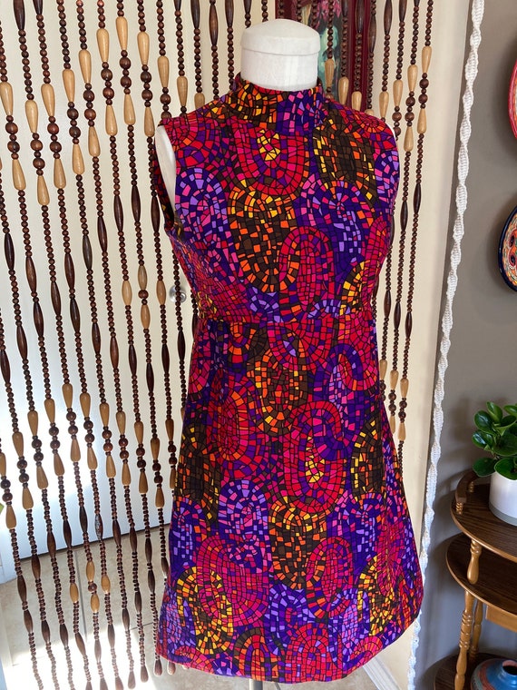 Psychedelic mini dress