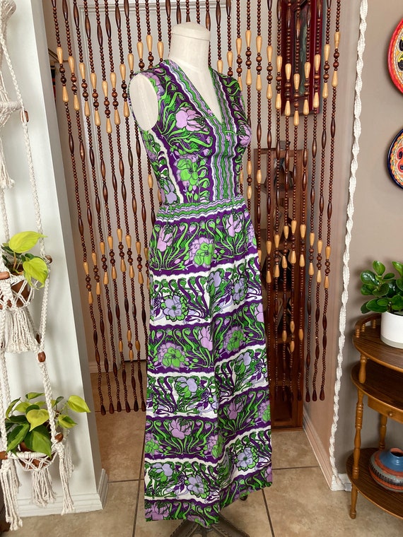 Psychedelic maxi dress