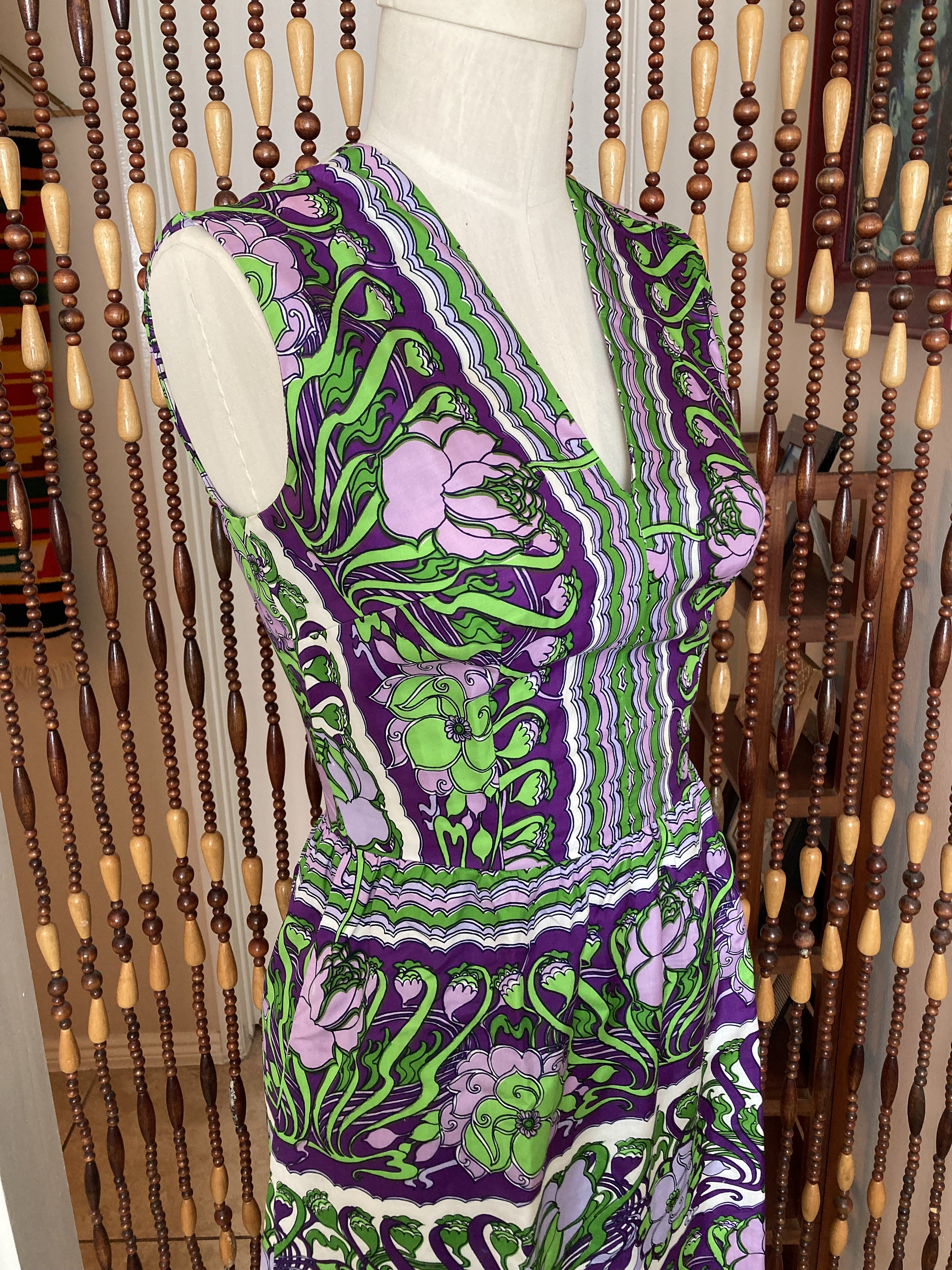 Psychedelic Maxi Dress - Etsy