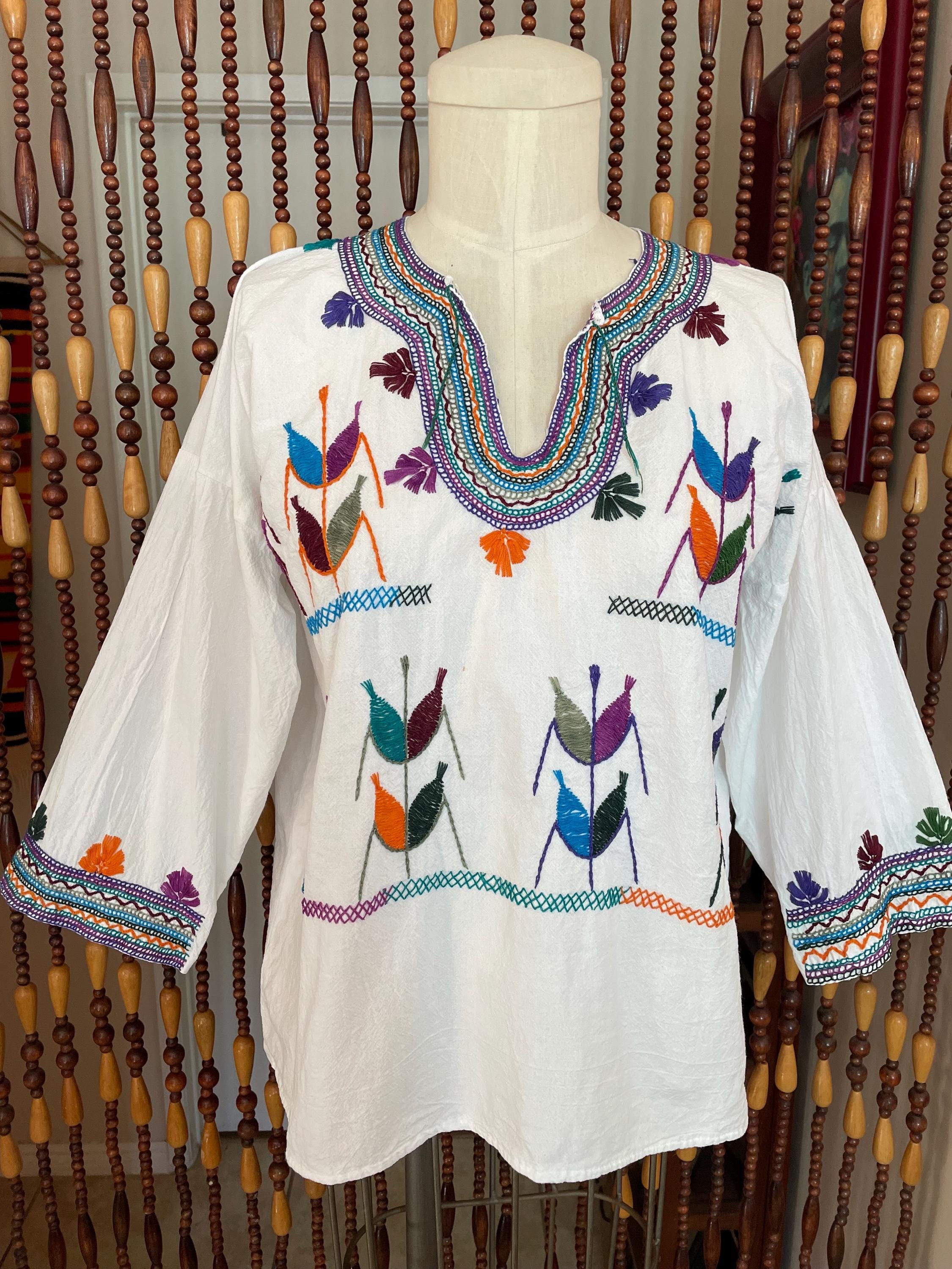 1960s Mexican Blouse - Etsy