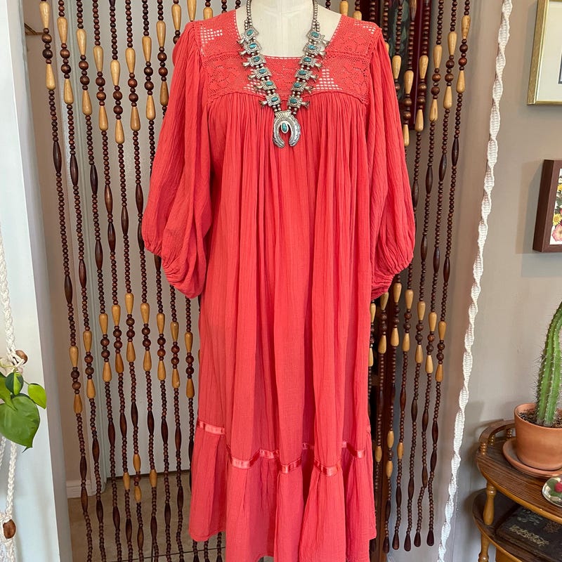 Rayon Guaze Long Dress