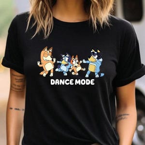 Blue Dog Shirt, Blue Dog Birthday Shirt, Blue Dog Family Shirt, Family Matching Shirt, Mothers Day Gifts, Blue Dog Mom T-Shirt, Kids Cartoon