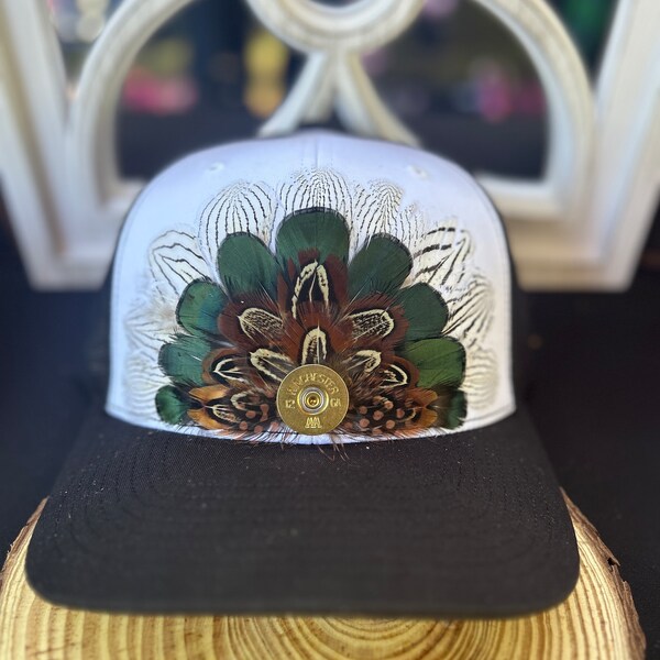 Feather Trucker Hat