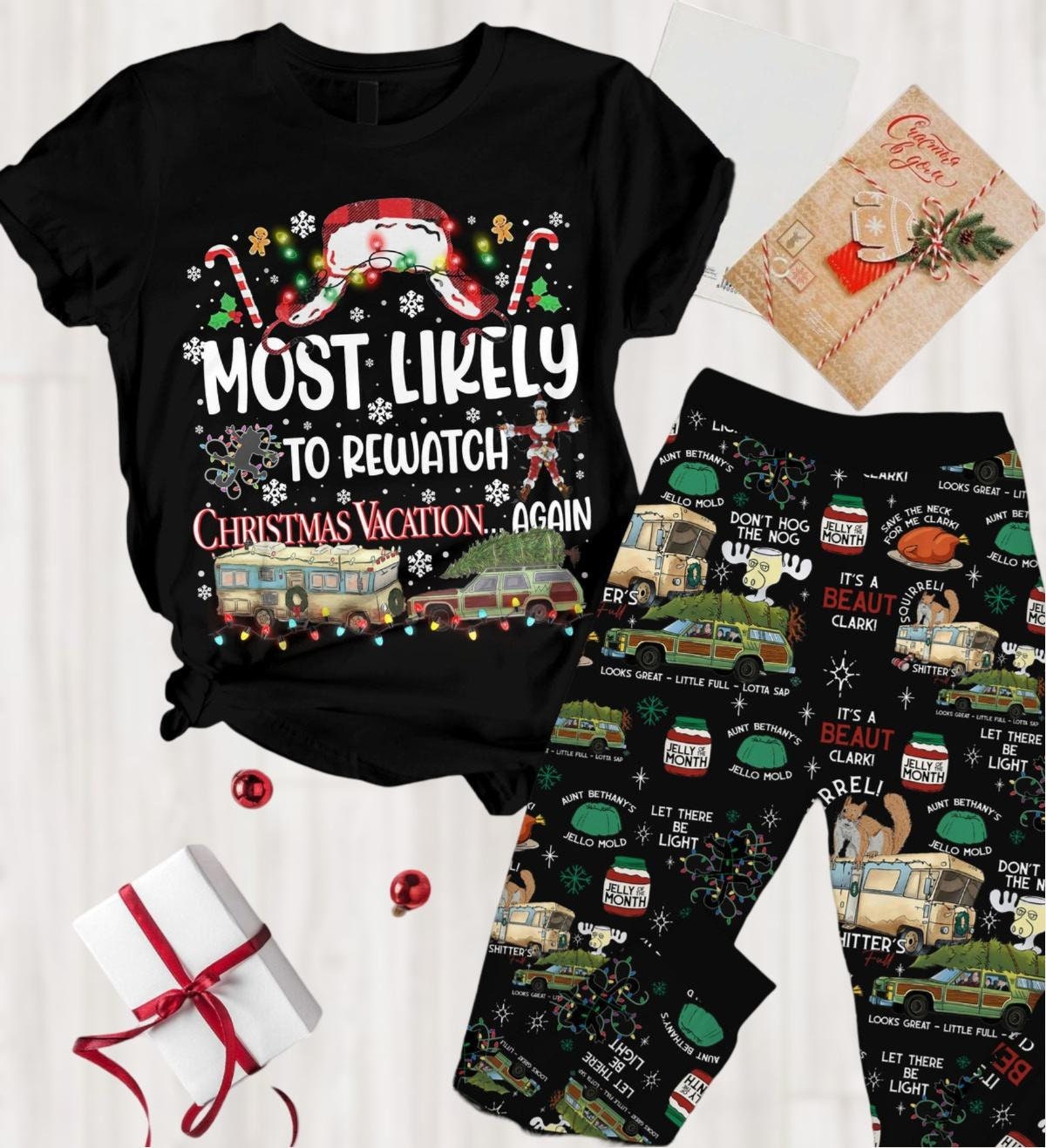 Discover Griswold Co Xmas Pajamas, Christmas Tree Farm Pajamas Set, You Serious Clark Holiday Pajamas, It's A Beaut Clark Shirt, Christmas Gift