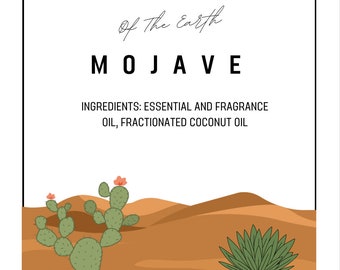 Mojave National Perserve - Rollerball Perfume Oil - Vegan + Cruelty Free