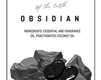 Obsidian - Rollerball Perfume Oil - Vegan + Cruelty Free