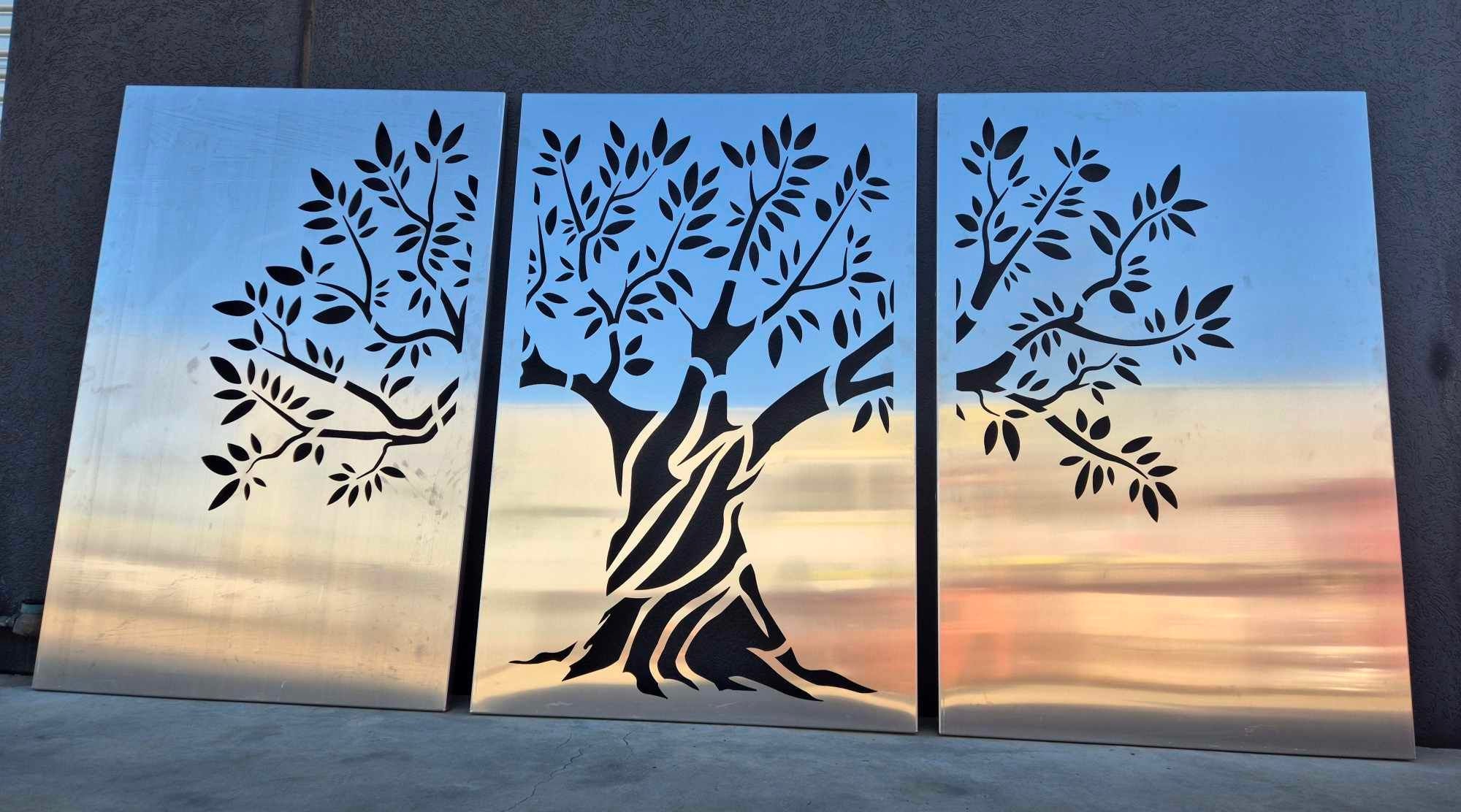CNC CUTTING FILE - Tree Panels Trio Designs - Bundle Pack - Download ...